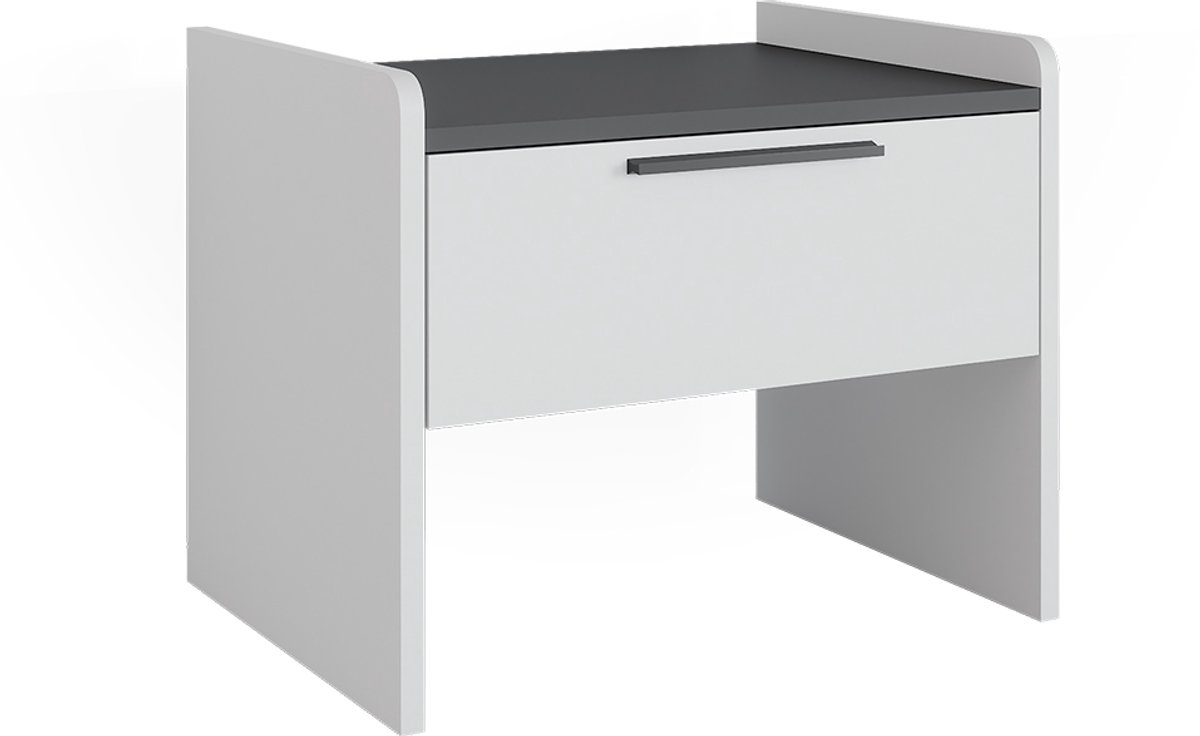 Vicco Roman Eetkamerbank – 53.5 x 41.1 cm met 1 lade Wit