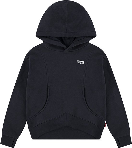 Levi´s ® Kids Batwing Patch Hoodie Zwart 12 Years Meisjes