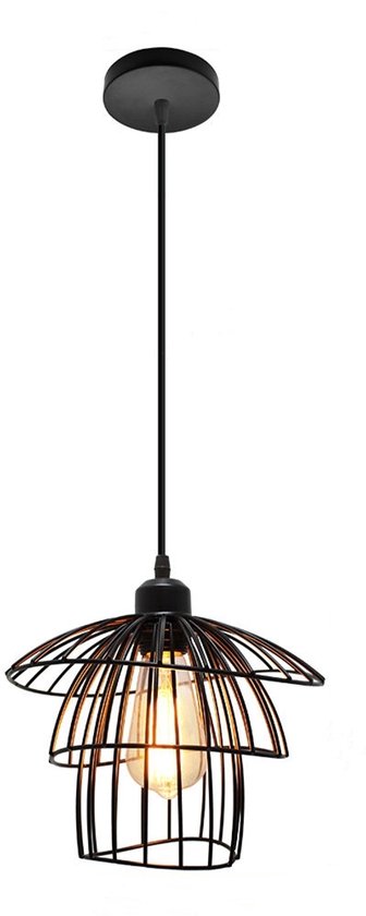 Moderne plafondlamp met 6 lampen: een vintage industriële