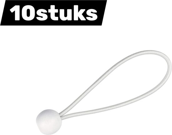 GTIWUNG Lot de 12 Tendeur Boule, Tendeurs élastiques Noir, Tendeur en