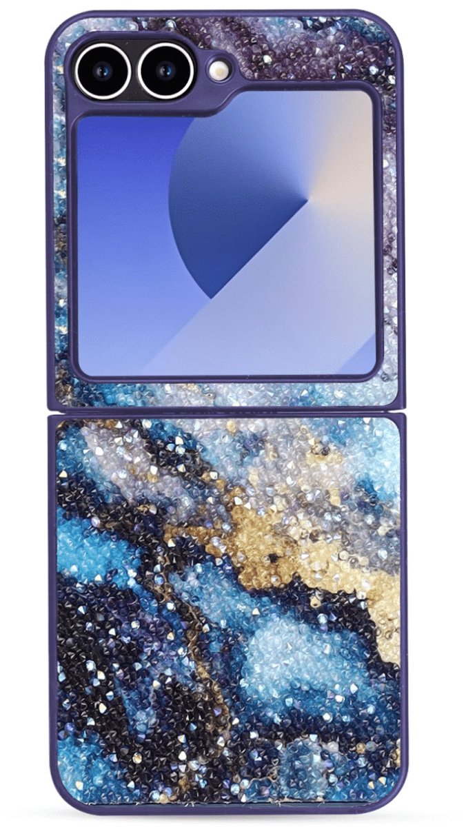 Casemania - Backcover - Geschikt voor Samsung Z Flip 7 - Blauw Paars