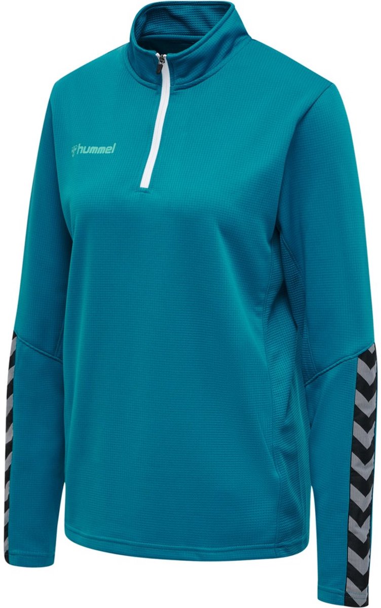Hummel Damen Half-Zip Sweatshirt Hmlauthentic Half Zip Sweatshirt Woman Celestial-L