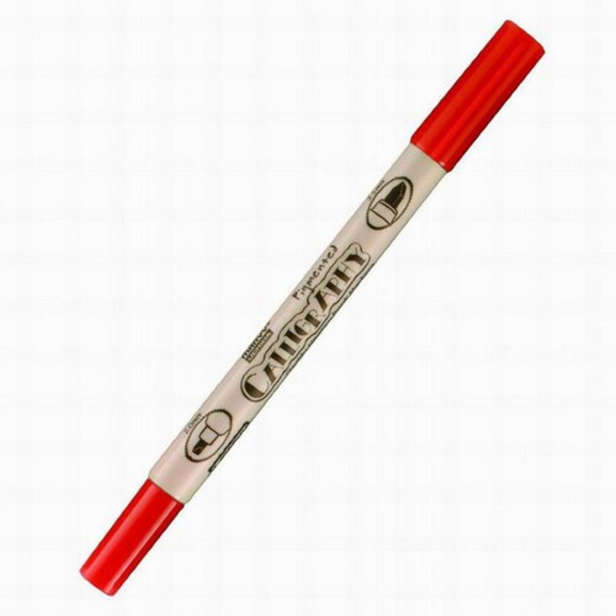Marvy - Calligraphy Pigmented Twin Marker - red