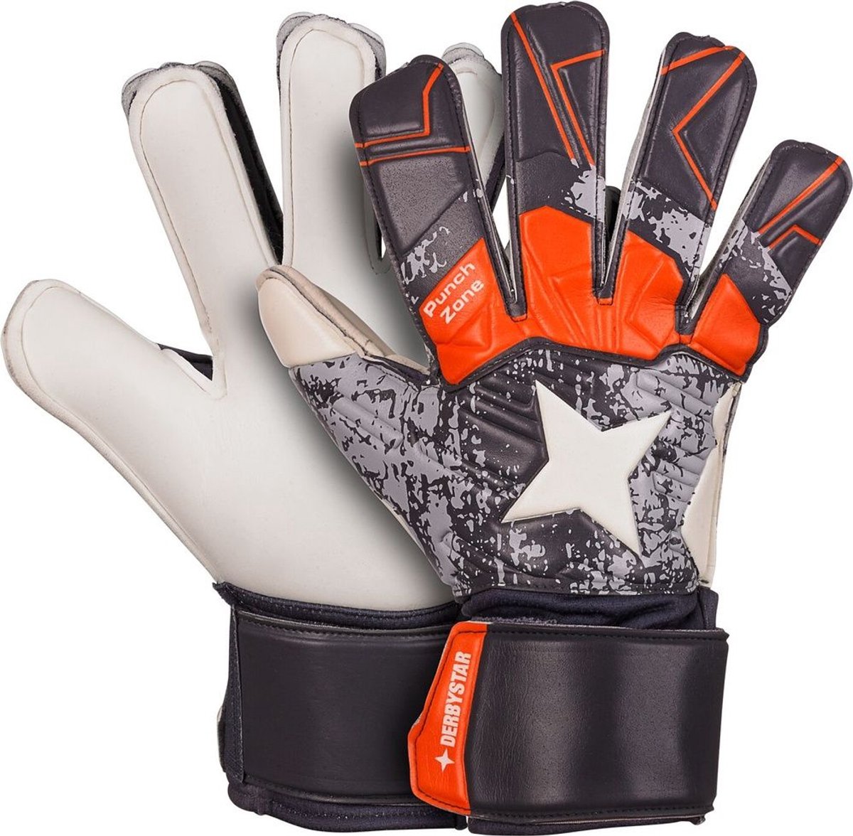 Derbystar Torwarthandschuhe Attack Xp17 502003 Grau/Orange-6