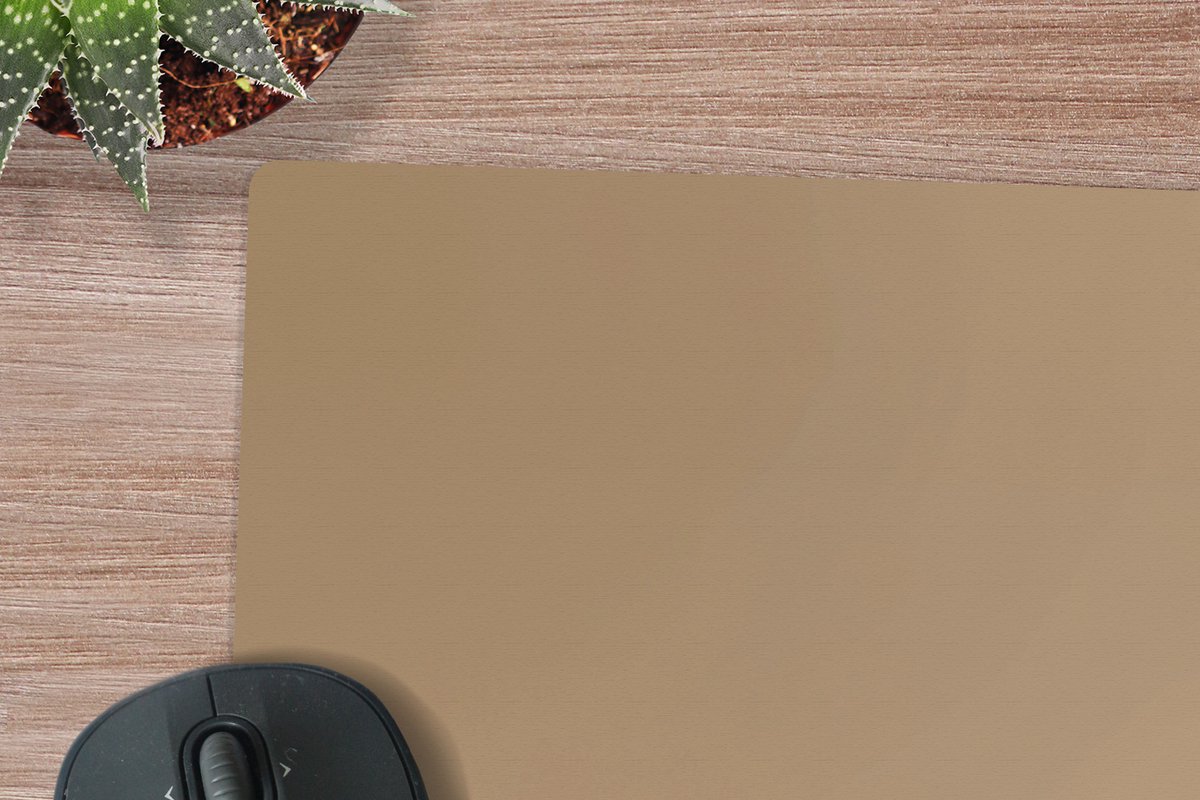 Muismat XXL 120x80 cm - Bureau onderlegger - Bureau mat Vanilletaart - Cake - Romig - Bureaumat - Gaming mousepad xl - Bureaulegger groot - Computer deskmat