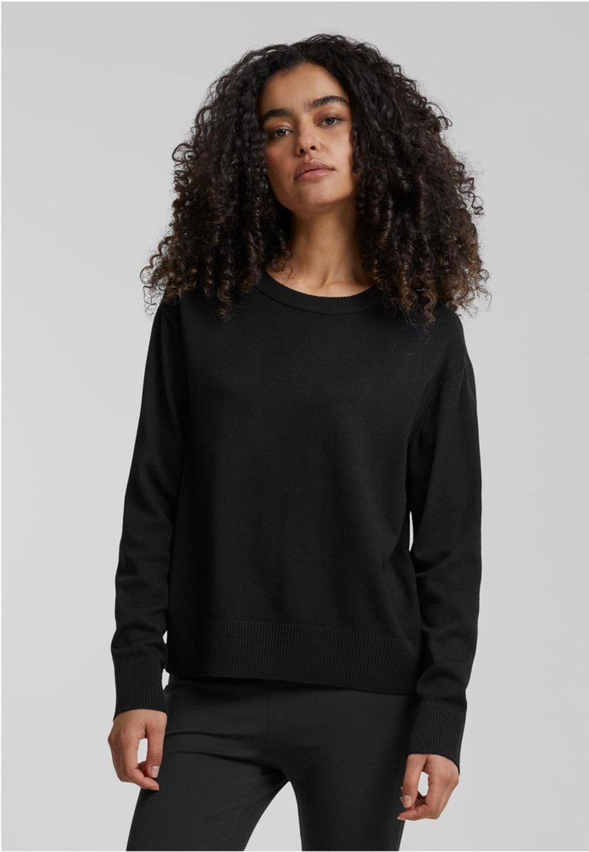 Urban Classics Knitted Roundneck Sweater/trui XS Zwart