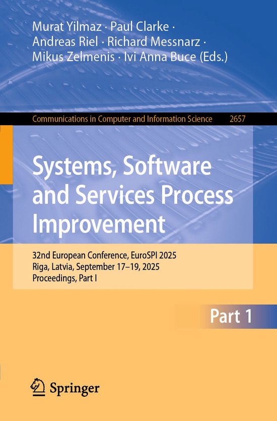 Springer Nature Proceedings Computer Science 1 - Systems, So ... - cover