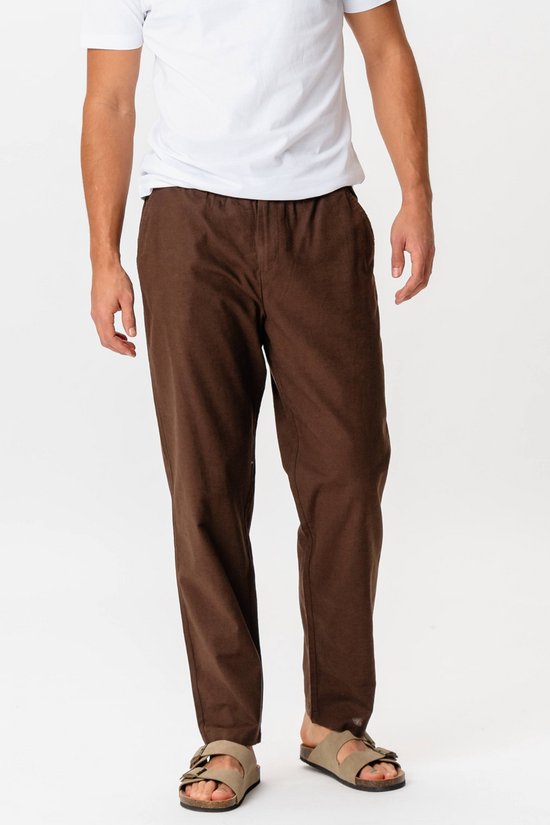 Pantalon en lin - café