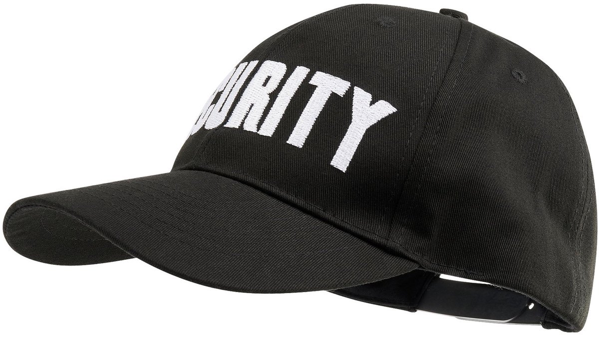 Brandit - Security Snapback Pet - One size - Zwart
