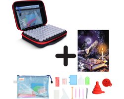 BooGoo® Diamond Painting Cadeaupakket Premium Edition – Inclusief Opbergtas Diamond Painting en Accessoires – Complete Set met Luxe Koffer & Toolkit – Giftbox – Inclusief E-book