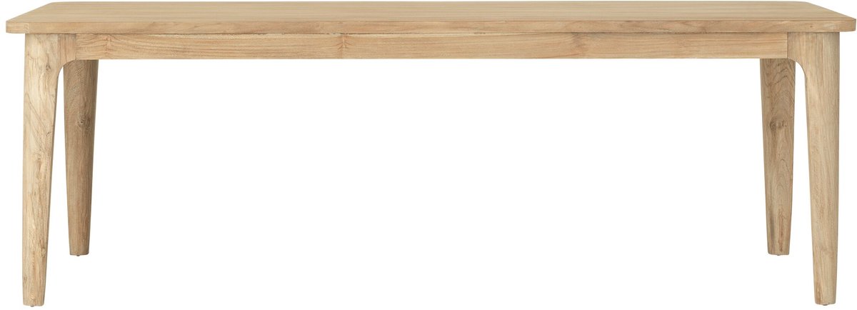 DTP Home Dining table Forte rectangular,76x225x90 cm, teakwood natural