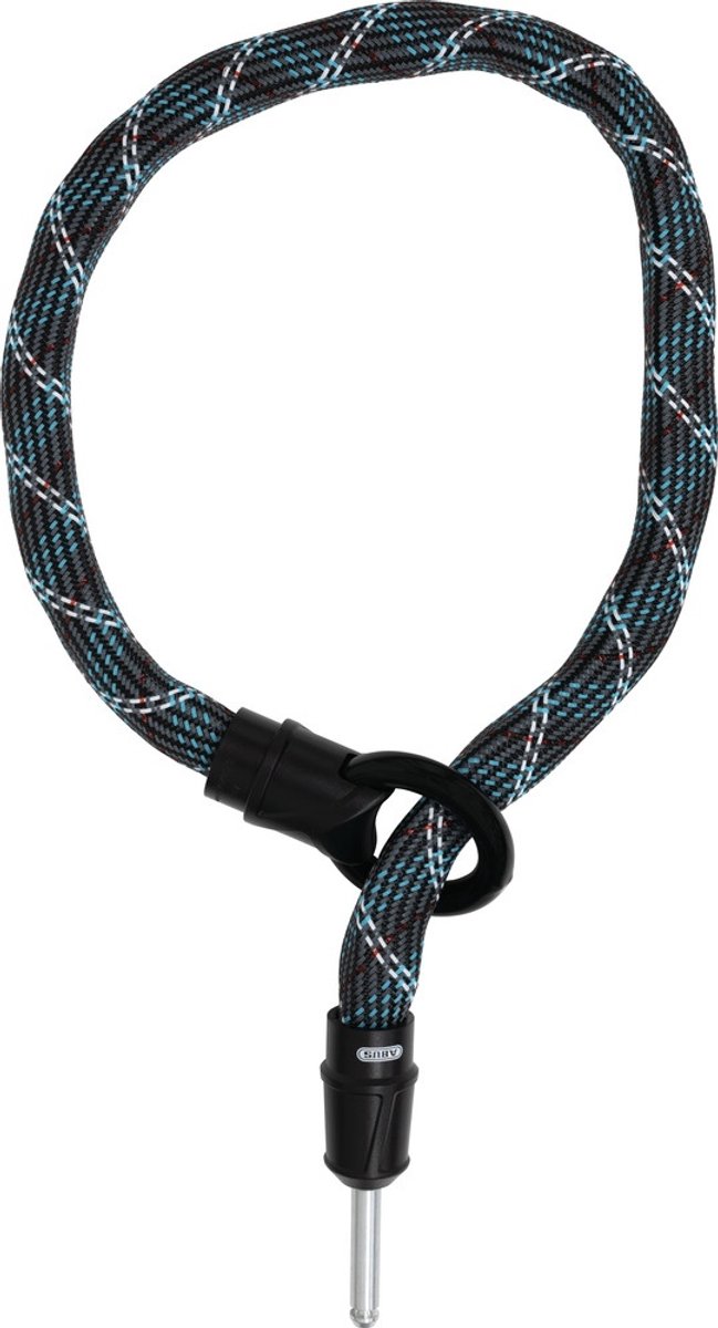 Fietsslot ABUS Insteekketting - Adaptor Chain IvyTex 6KS - - grijs - 130 cm - geschikt voor elektrische fietsen - stadsfietsen