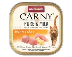 Animonda Cat - Bowl Carny Puur & Mild 32x100g - Kip + kaas