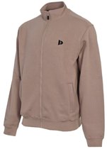 Donnay - Sweatvest zonder capuchon (Bryan) - Sportvest - Heren - Taupe-grey (068) - maat XXL