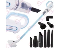 Upright Handstofzuiger 800W – Zakloos & Krachtig – kruimeldief – 6 Opzetstukken – Compacte Handstofzuiger voor Huis & Auto – hand stofzuiger – steelstofzuiger – steel stofzuiger – 58023