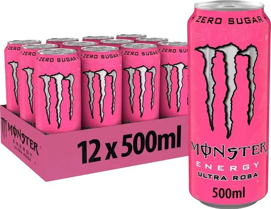 Monster Energy - Ultra Rosa Zéro Sucre - 12x 500ml