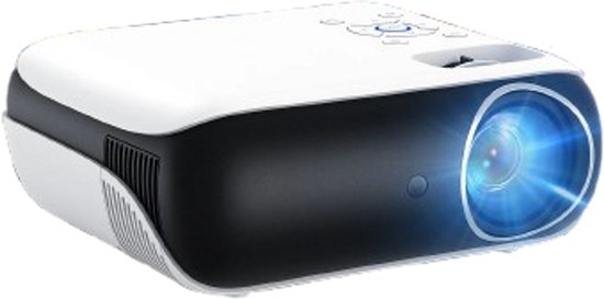 TrendWave HOPVISION Beamer,Full HD 1080P,Bluetooth,4K-Unterstützung,Tragbar Mini Heimkino-Projektor,Kompatibel mit Smartphone/HDMI/USB/AV