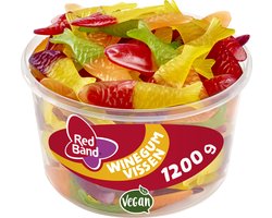 Red Band Winegum vissen - snoep - fruitige winegums - silo 100 St