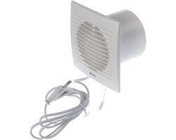 100mm Witte Stille Badkamer Ventilator - Afzuigventilator voor Badkamer - Muurventilator Keuken…