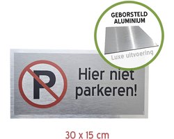 Pictogram/ bord Dibond geborsteld | 