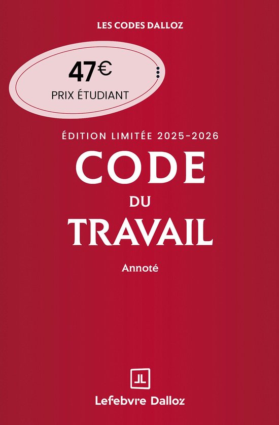 Codes Dalloz Universitaires et Pro - Code du travail Éditio ... - cover