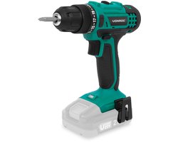 VONROC Accuboormachine 20V – 19 schroefstanden + boorstand - Incl. 2 bits - Excl. Accu en snel-lader