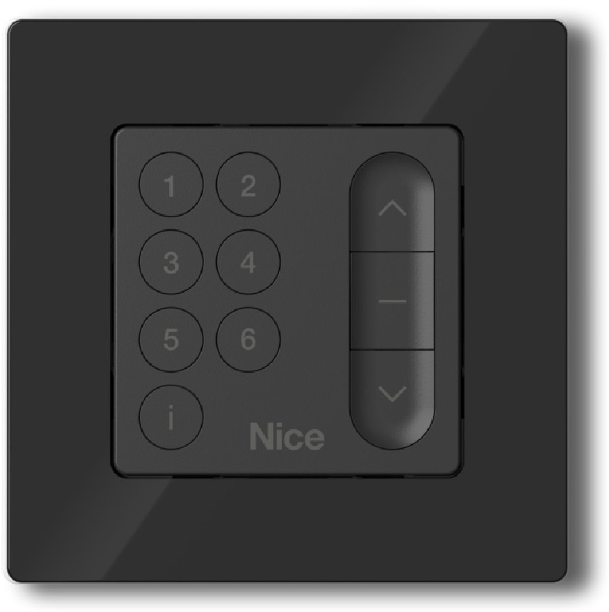 Nice Domì 6-kanaals wandzender - Nice rolluikschakelaar