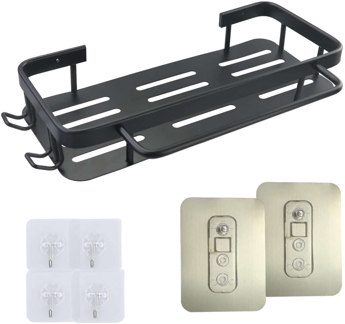 Ibenzoa® Multifunctionele keuken- en badkamerorganizer met haken en handdoekhouder