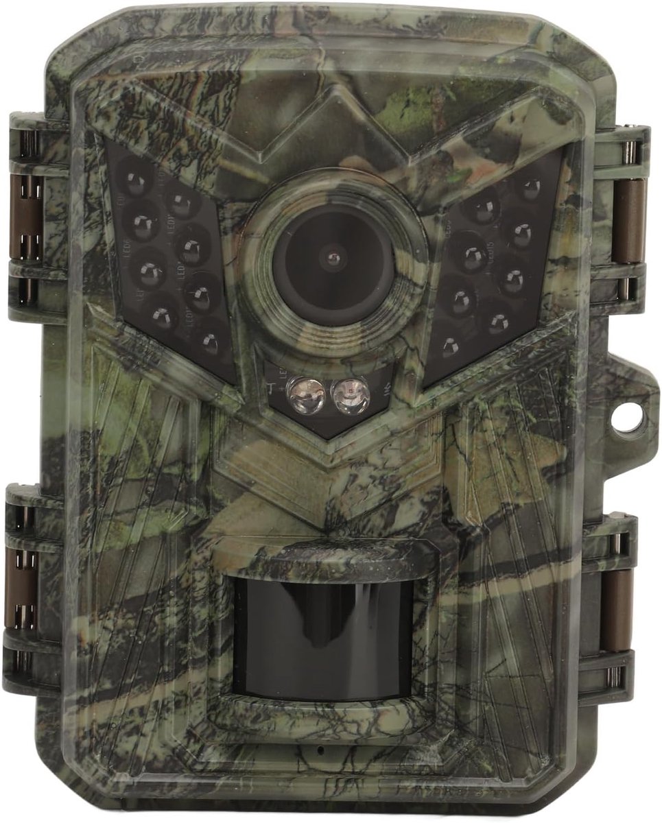 Waterdichte Trailcamera met 16MP en 1080P HD - Snelle Activering en Infrarood Nachtzicht voor Wildobservatie