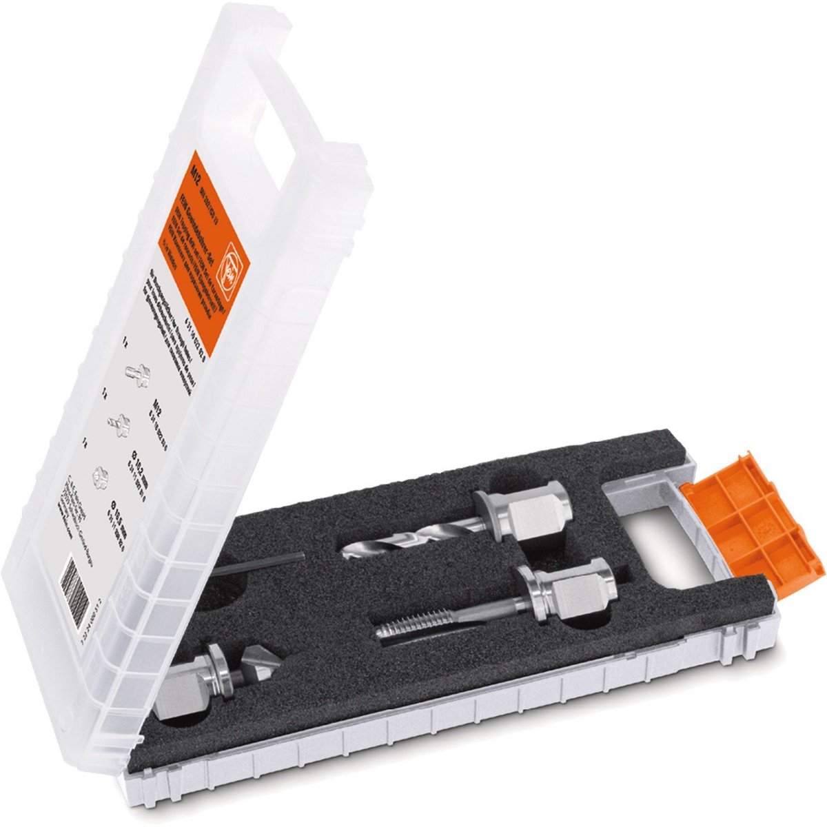 Fein 4533 - Tappenset voor Doorlopende Gaten - M12, HSS Spiralboor, HSS Verzingbit
