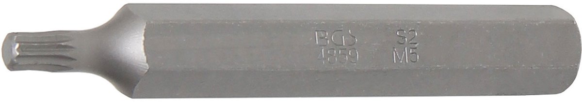 BGS bitlengte 75 mm aandrijving externe zeskant 10 mm (3/8")...