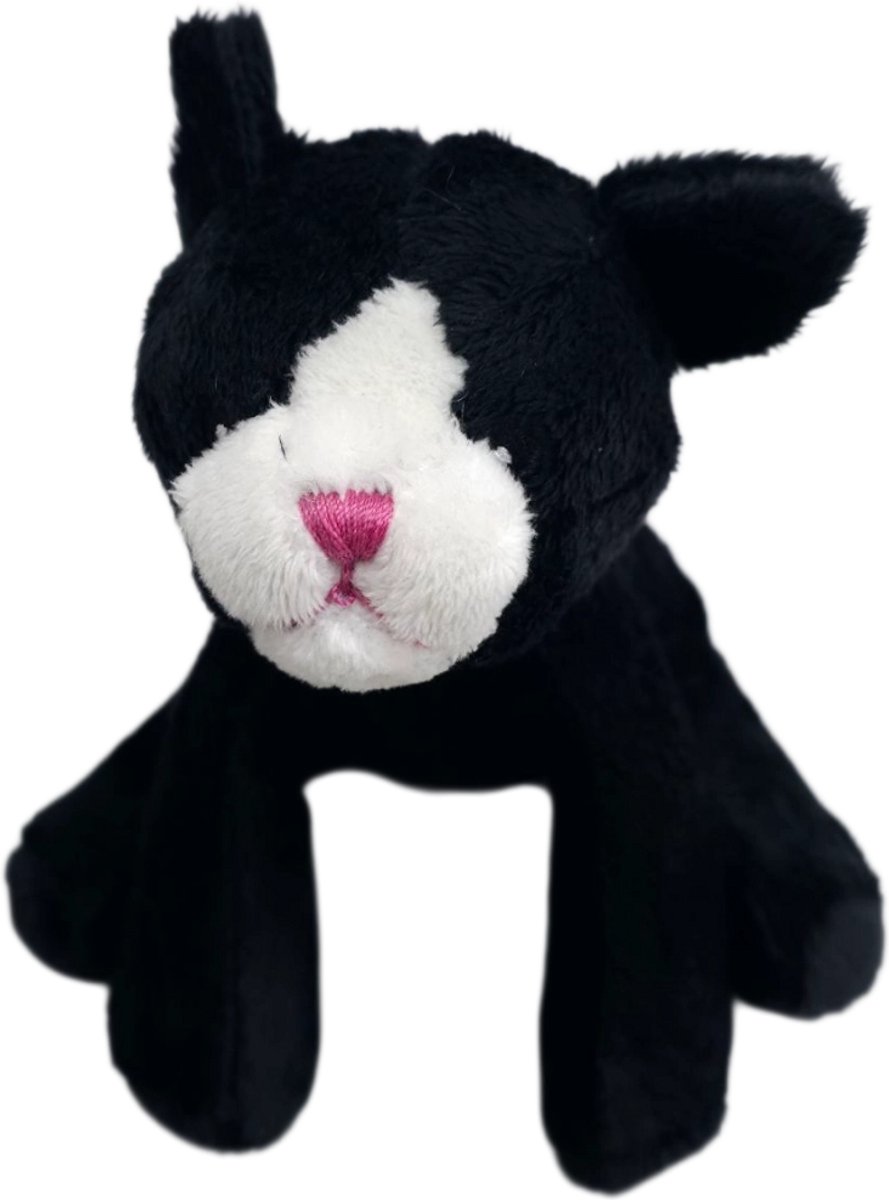Unitoys - Mini Animals - Katje - Zwart - 12cm