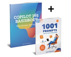 Omslag van Copilot 365 Basisboek + 1001 Prompts - Laat AI jouw werk doen [Bundel]