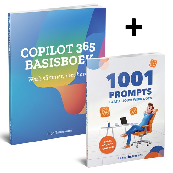 Copilot 365 Basisboek + 1001 Prompts - Laat AI jouw werk doe ... - cover