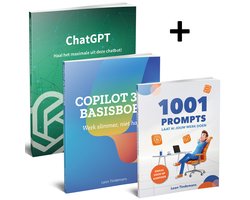 Omslag van ChatGPT + Copilot 365 Basisboek + 1001 Prompts [Bundel]