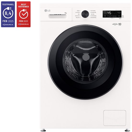 LG F4X1009NWK - Wasmachine - 9 kg
