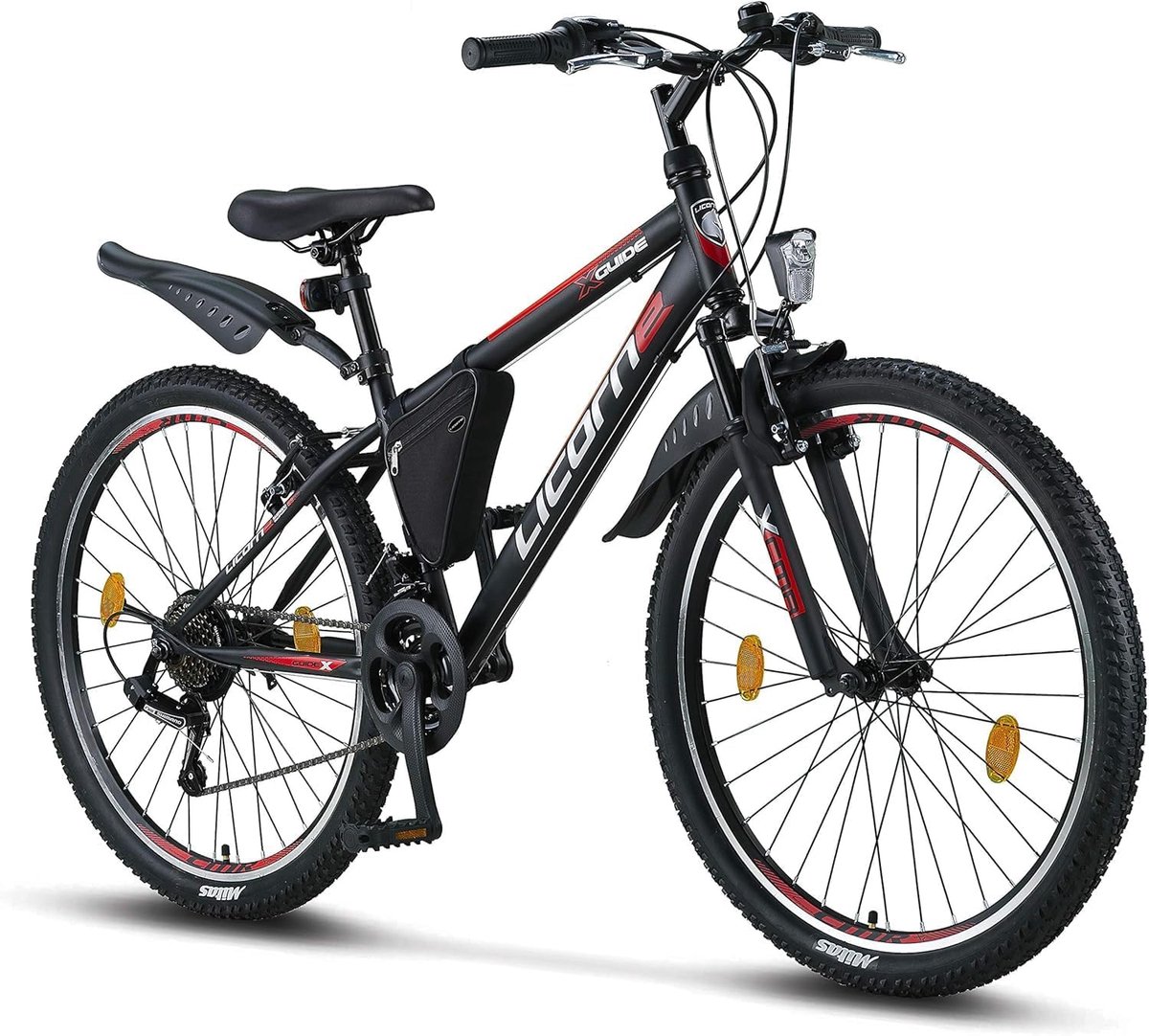 Mountainbike voor Volwassenen en Kinderen met 21 Versnellingen en Vorkvering