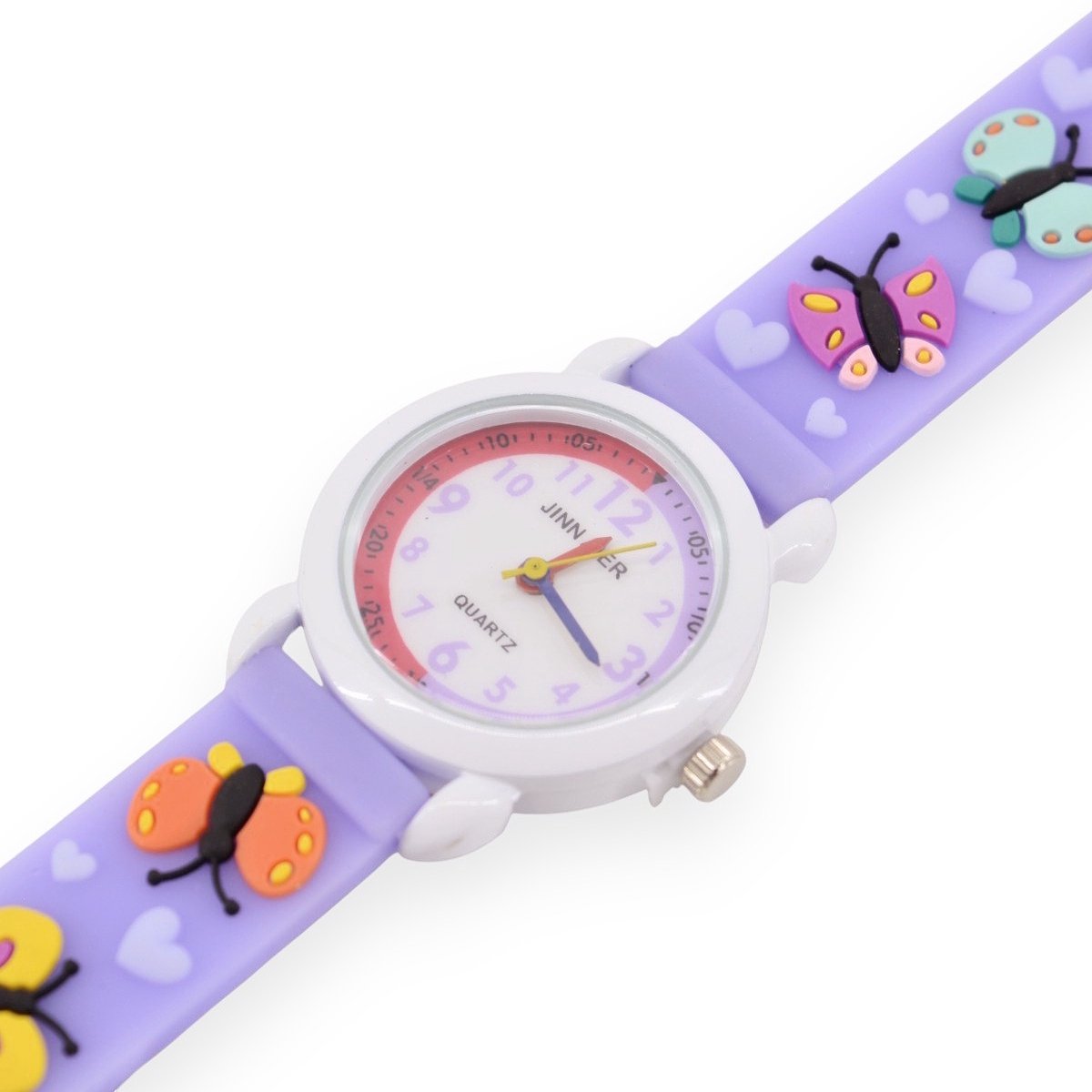 Kinderhorloge - 3D Vlinder | Siliconen | Ø 24 mm | Fashion Favorite
