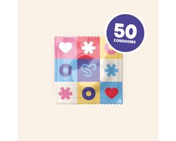 Sam loves Max Premium Condooms - 50 stuks - Gratis verzending - condooms - Met glijmiddel - Anoniem verpakte condooms - Natuurlijk latex - Vegan - condoom