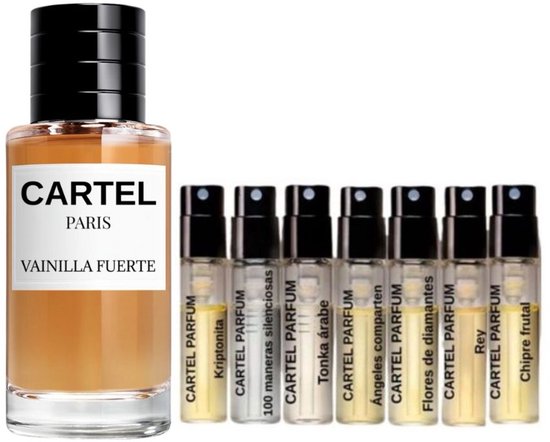 Vainilla Fuerte 50 ML EDP Cartel Paris & 7x Cartel Paris EDP 2ML