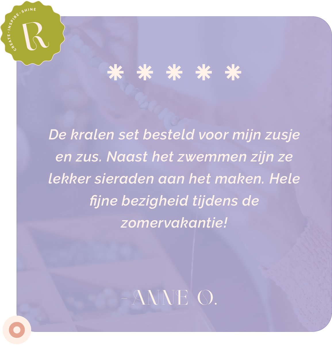 Richly® Kralen set Katsuki - Armbandjes maken meisjes - gratis E-BOOK - 6 Bedels - Sieraden Maken - Letterkralen - Kralen ketting - Knutselen meisjes - Gouden RVS-accessoires — afbeelding 9