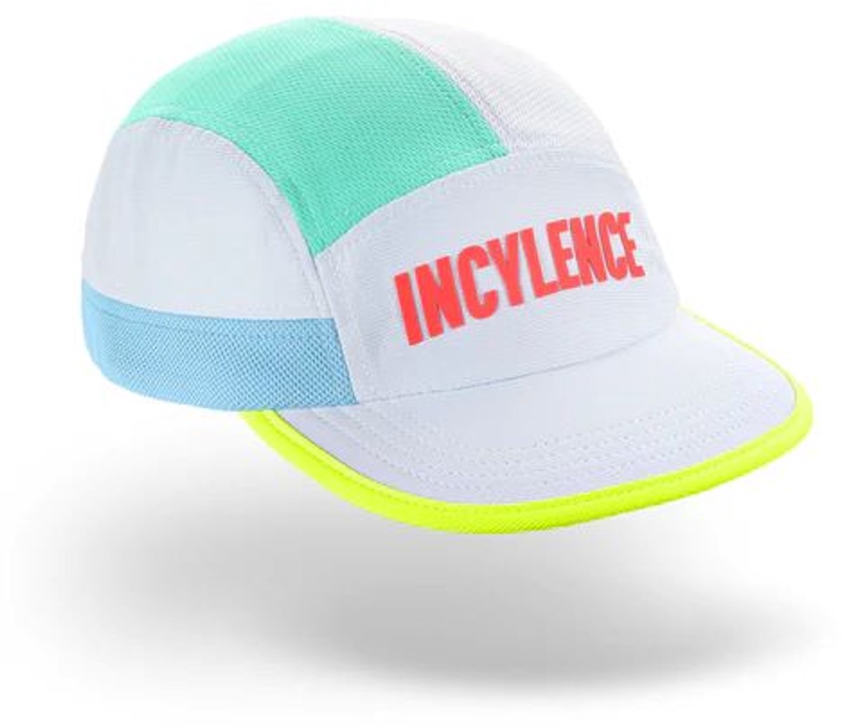INCYLENCE - RUNNING CAP - SIGNATURE WHITE MINT INFERNO - ONE SIZE