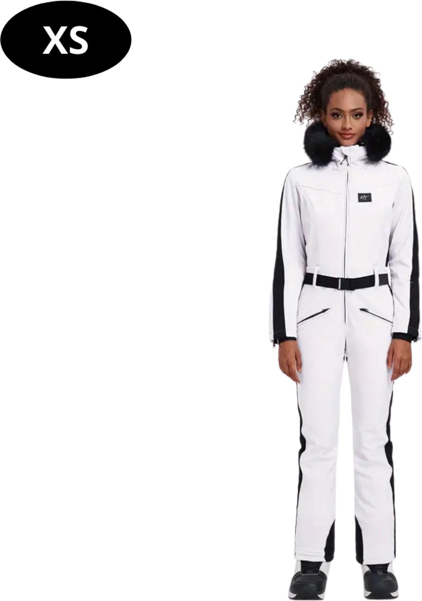 Livano Ski Suit Skipak SkiBroek Wintersport Skijas Dames 2-Delig Wit