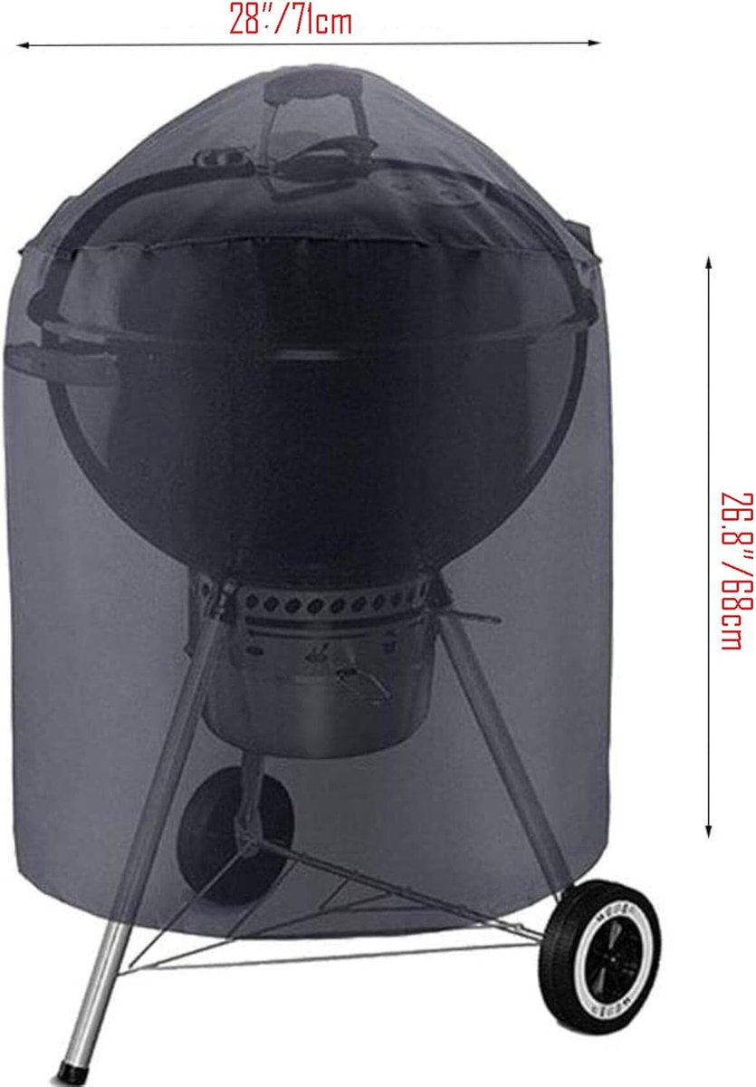 Waterdichte BBQ Hoes voor Grill - Bescherming tegen Weerselementen, 71cm