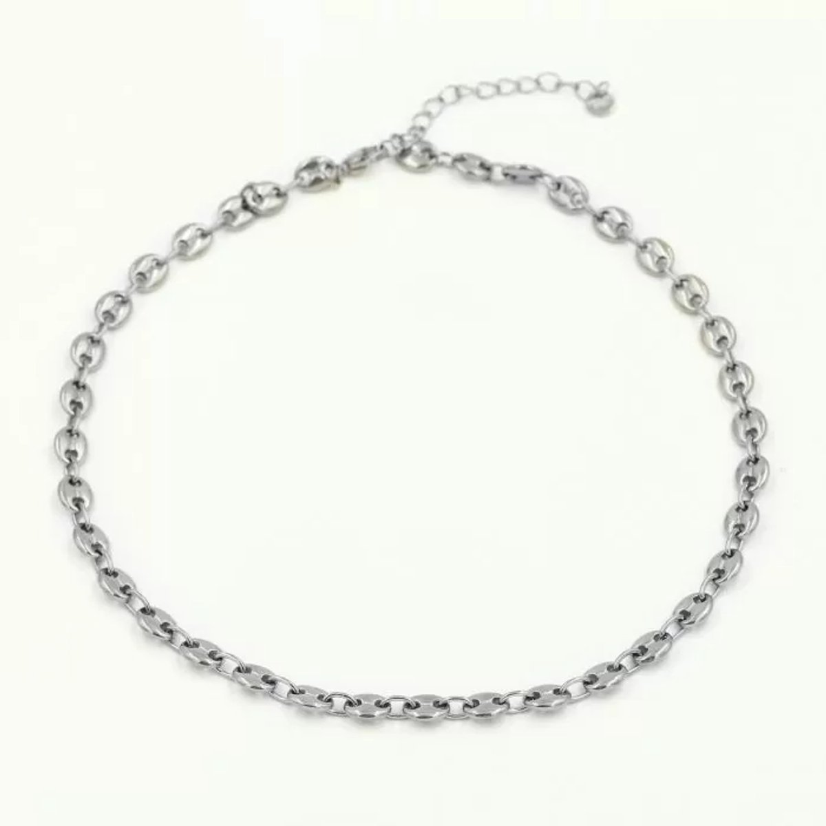 ketting - schakels - stainless steel - cadeau tip