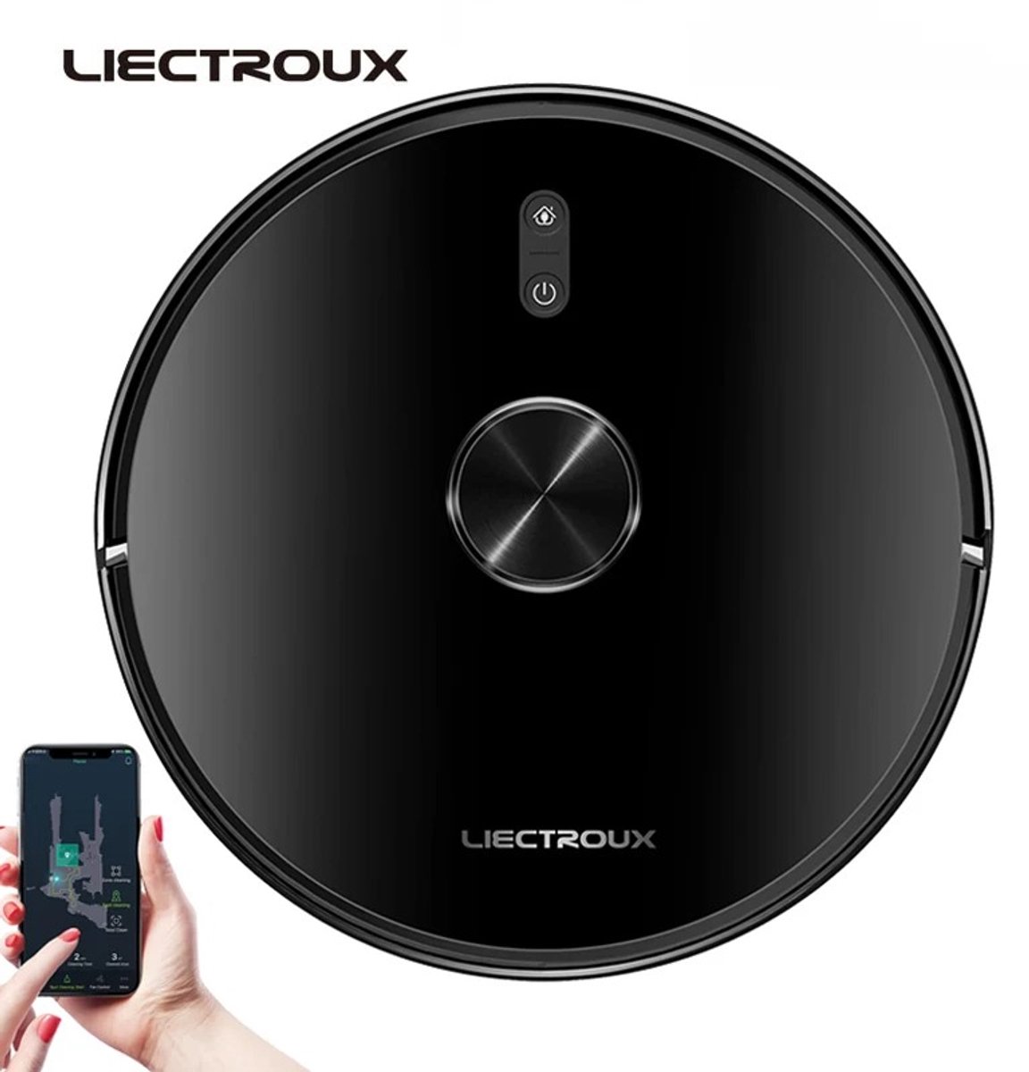 Sattire Robotstofzuiger X6 LDS – 6500Pa Zuigkracht, Laser Navigatie, Dweilfunctie & App-besturing – Voor Huisdieren
