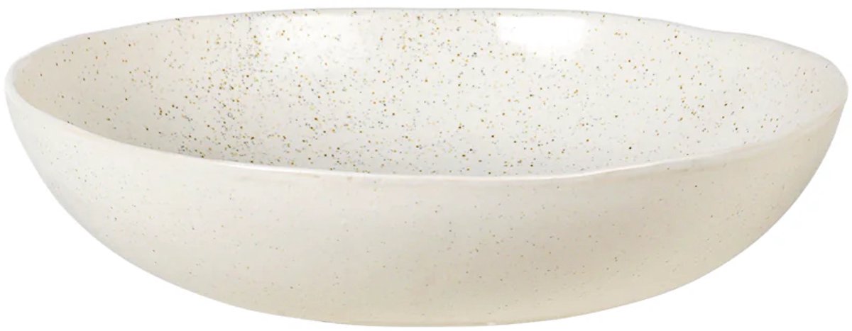 Broste Copenhagen Nordic Vanilla Servies Salade schaal Ø34,5 x H7,5 cm Salad Bowl