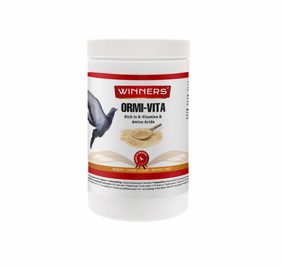 Belgian Winners Ormi-Vita 700g - supplement voor duiven - premium biergist