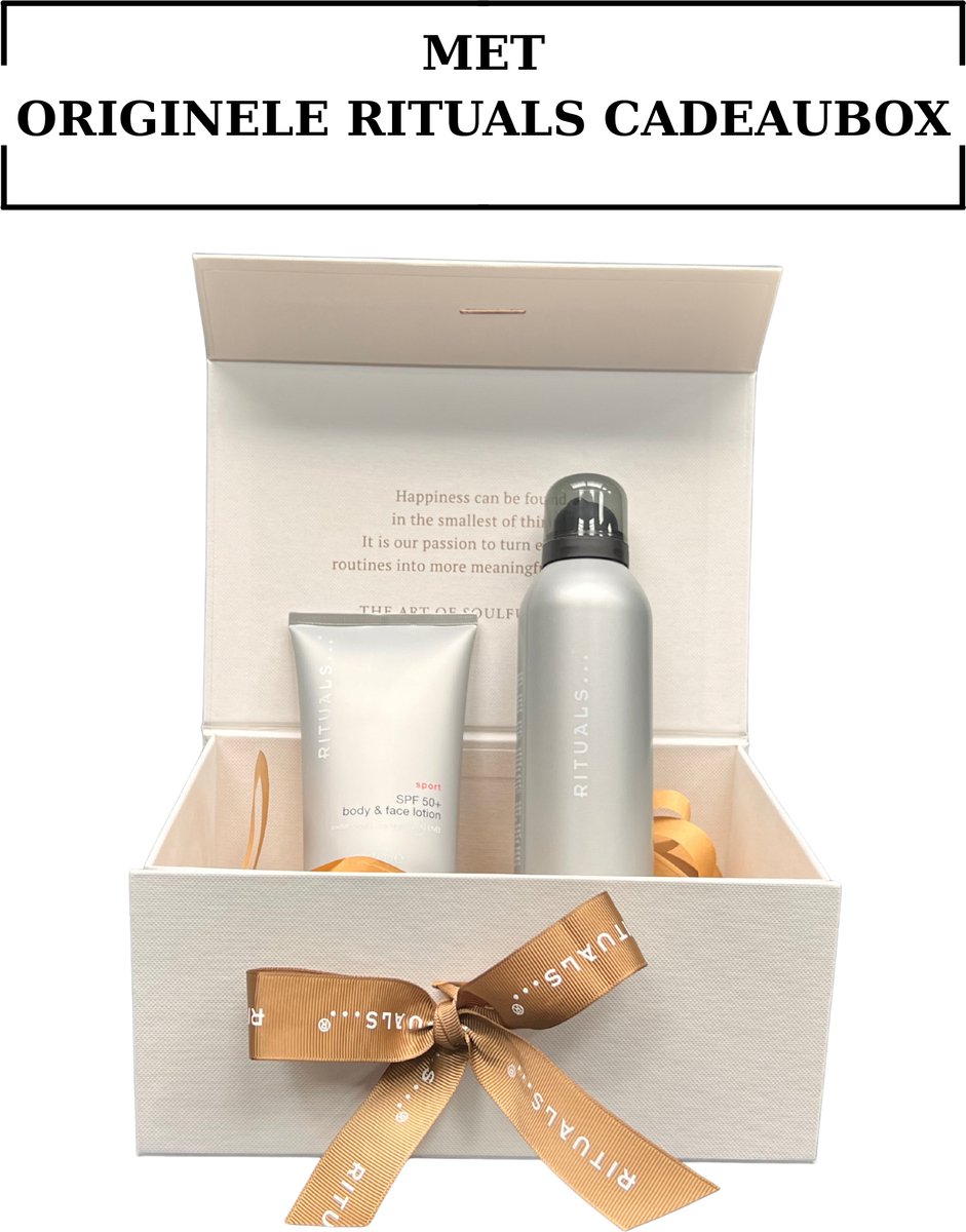 Rituals of Sport - Geschenkset - Shower Gel 200 ml - BodyFace Lotion 50 SPF 100 ml - Originele RITUALS Cadeaubox