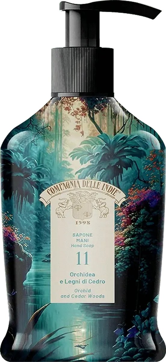 Compagnia delle Indie handzeep nr 11 orchidee en cederhout 300ml